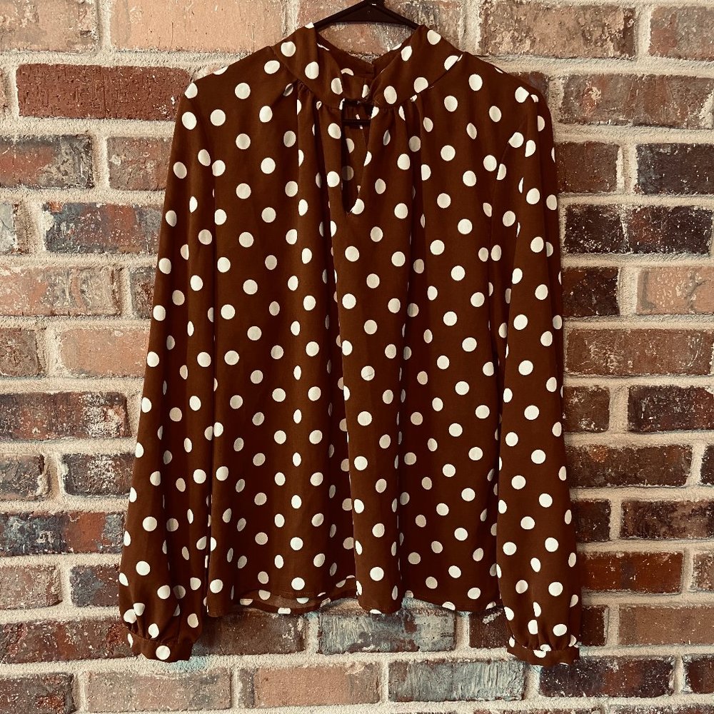 Lorem Ipsum Polka Dot Top